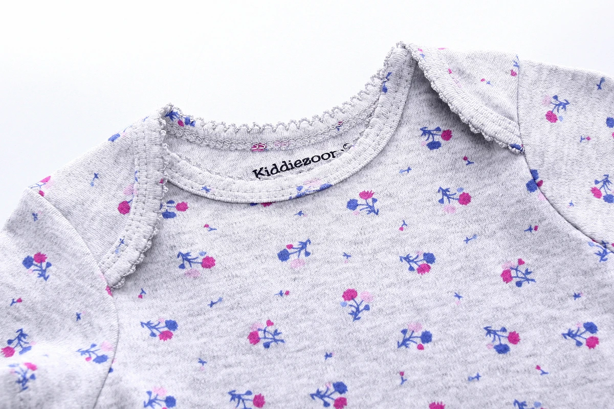 Cartoon 5-Pieces Summer Baby Boy Girl Bodysuits 100%Cotton Soft Newborn Onesies Short Sleeve Infant Clothes