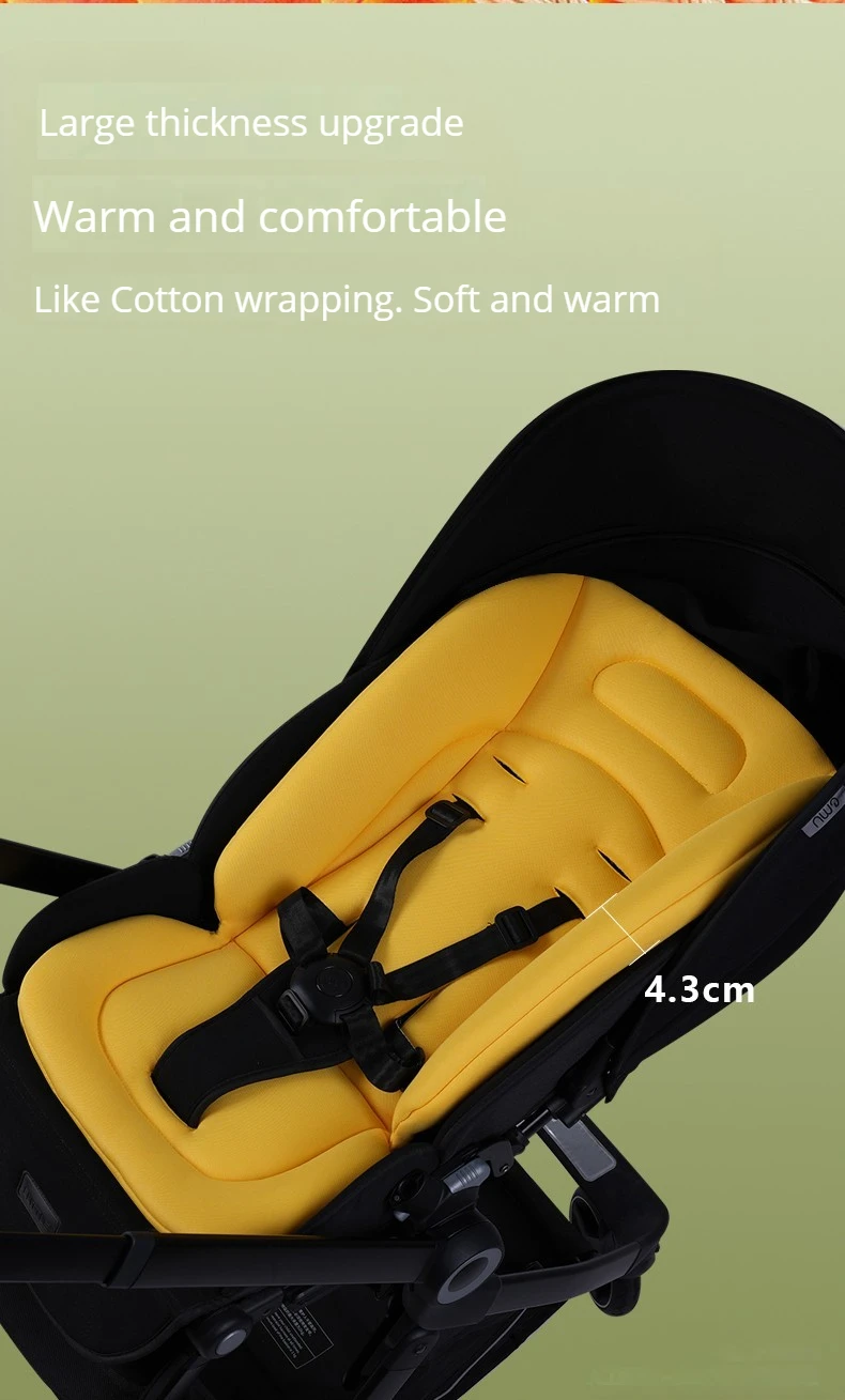Stroller Mattress Universal Seat Cushion Cotton Pad Fit for Yoyo/Cybex Thickened Soft Mat Carriage Stroller Accessories