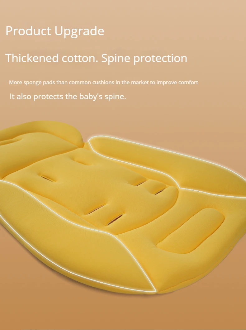 Stroller Mattress Universal Seat Cushion Cotton Pad Fit for Yoyo/Cybex Thickened Soft Mat Carriage Stroller Accessories