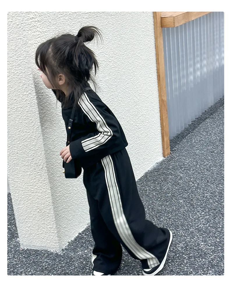 Girls' Zipper Hoodie & Pants Set - 2-Piece Casual Outfit for Toddlers | Boutique Kids' Clothing (Ages 2-6) Kids Clothes Girls