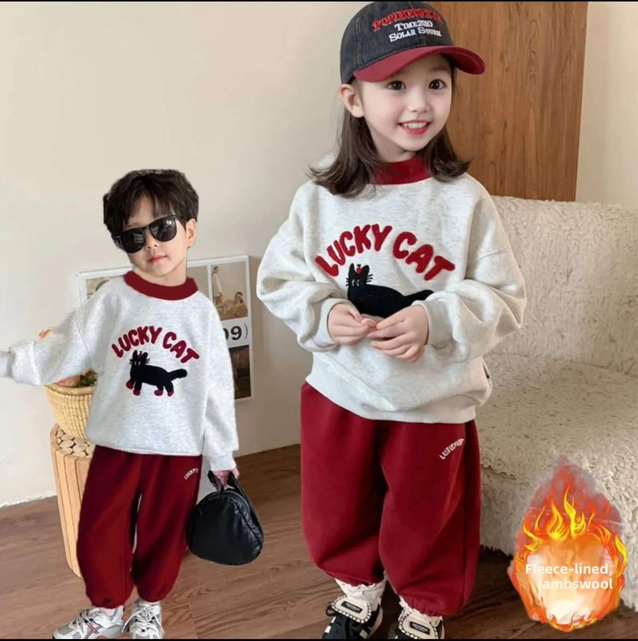 Baby Clothing Set 2Piece/Set 2026 Autumn Winter Wear Long-sleeved Sweatshirt+Pants Boys Girls Lovely Hoodie Sweatpants Outfit
