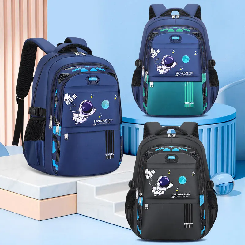 Kids Backpack Children School Bags for Boys Astronaut School Backpack Waterproof Primary Book Bag Mochila Infantil