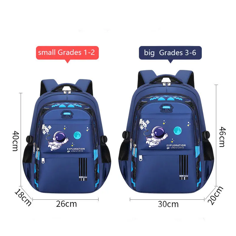 Kids Backpack Children School Bags for Boys Astronaut School Backpack Waterproof Primary Book Bag Mochila Infantil