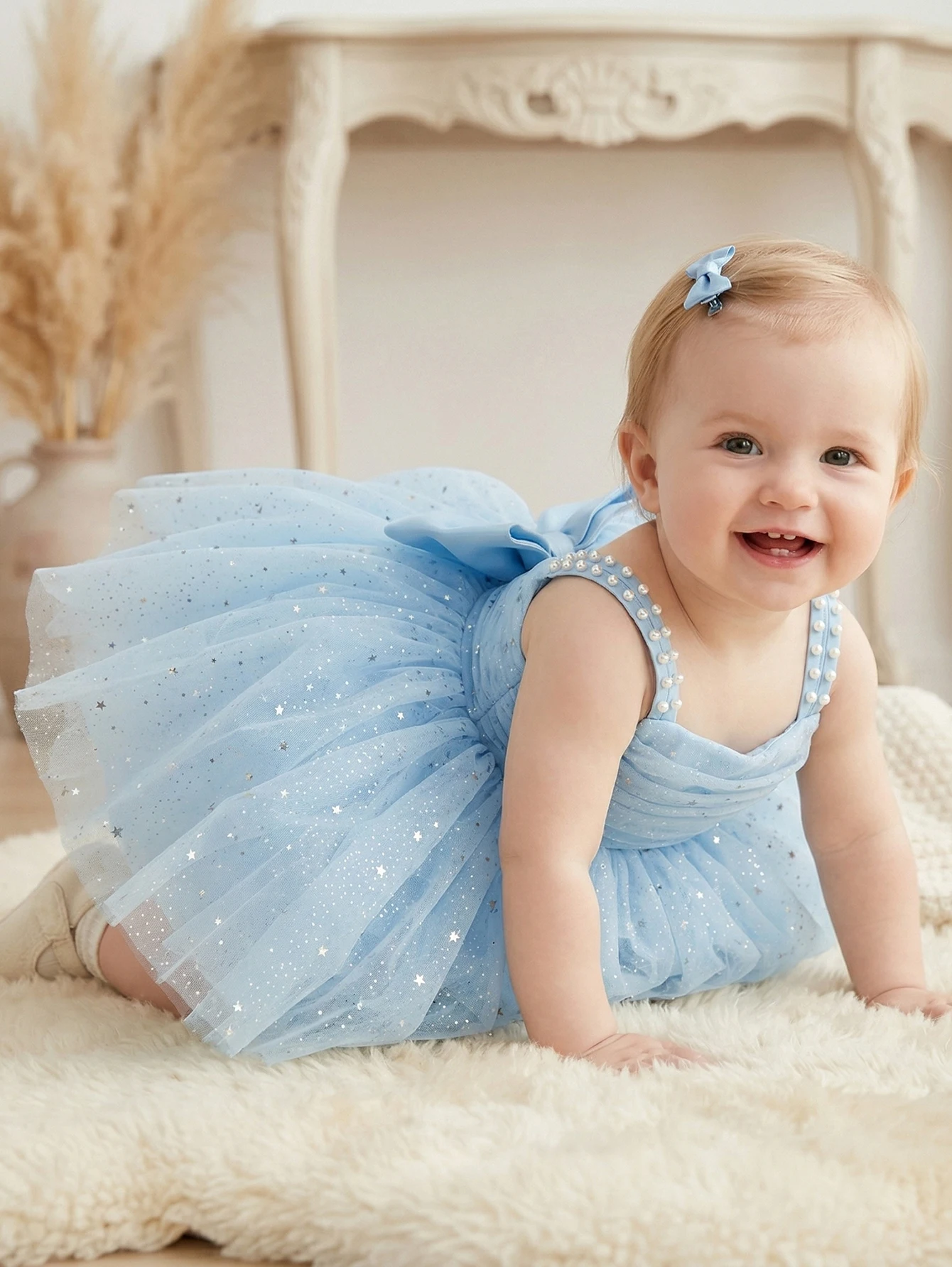 Elegant Pink Silk Party Dress for Girls Featuring Glitter-Embellished Net Overlay, Delicate Butterfly-Knot Accents Banquets