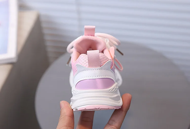 2026 Children's Sneakers Girls Spring Autumn Kids School Sport Shoes Fashion Girls Causal Walking Shoes Breathable Non-slip