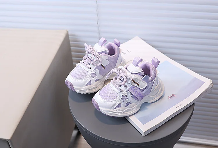 2026 Children's Sneakers Girls Spring Autumn Kids School Sport Shoes Fashion Girls Causal Walking Shoes Breathable Non-slip