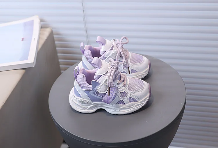 2026 Children's Sneakers Girls Spring Autumn Kids School Sport Shoes Fashion Girls Causal Walking Shoes Breathable Non-slip