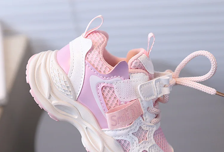 2026 Children's Sneakers Girls Spring Autumn Kids School Sport Shoes Fashion Girls Causal Walking Shoes Breathable Non-slip