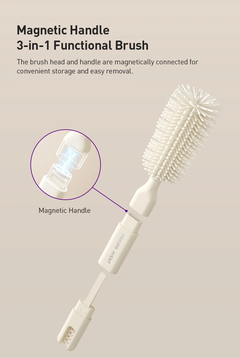Philips Avent Baby Bottle Brush Bottle Cleaning Travel Set 7 In 1