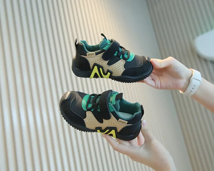 2026 Spring New Fashionable and Versatile Children's Casual Shoes for Boys and Girls Comfortable Anti slip Outdoor Running Shoes