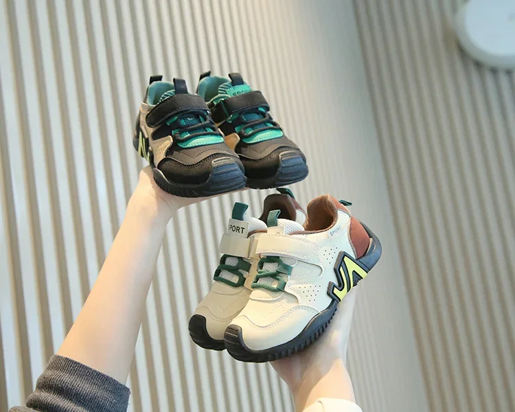 2026 Spring New Fashionable and Versatile Children's Casual Shoes for Boys and Girls Comfortable Anti slip Outdoor Running Shoes