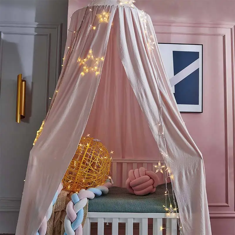 Kids Mosquito Net Baby Crib Curtain Hanging Tent Bed Decor Girl Princess Hanging Bed Canopy Living Corner Play Reading NookDecor
