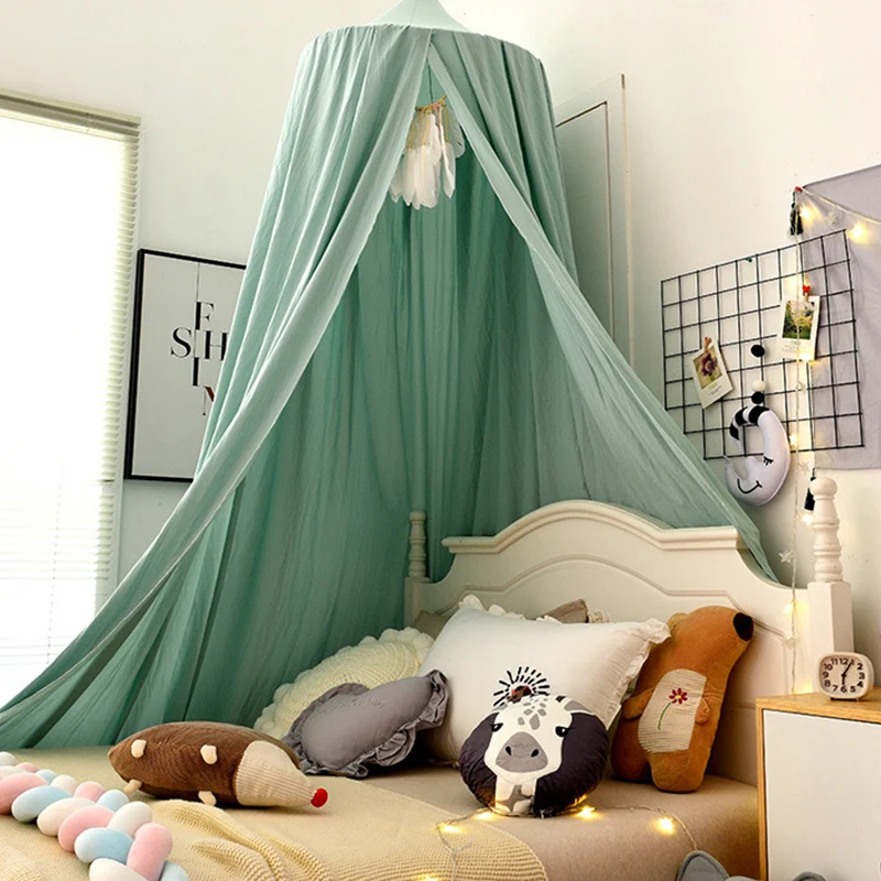 Kids Mosquito Net Baby Crib Curtain Hanging Tent Bed Decor Girl Princess Hanging Bed Canopy Living Corner Play Reading NookDecor