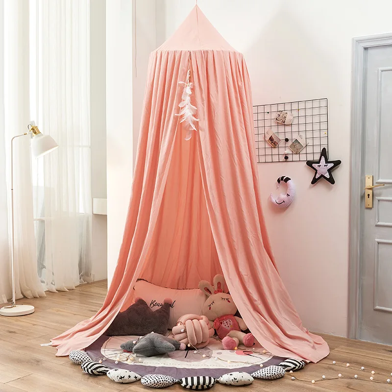 Kids Mosquito Net Baby Crib Curtain Hanging Tent Bed Decor Girl Princess Hanging Bed Canopy Living Corner Play Reading NookDecor