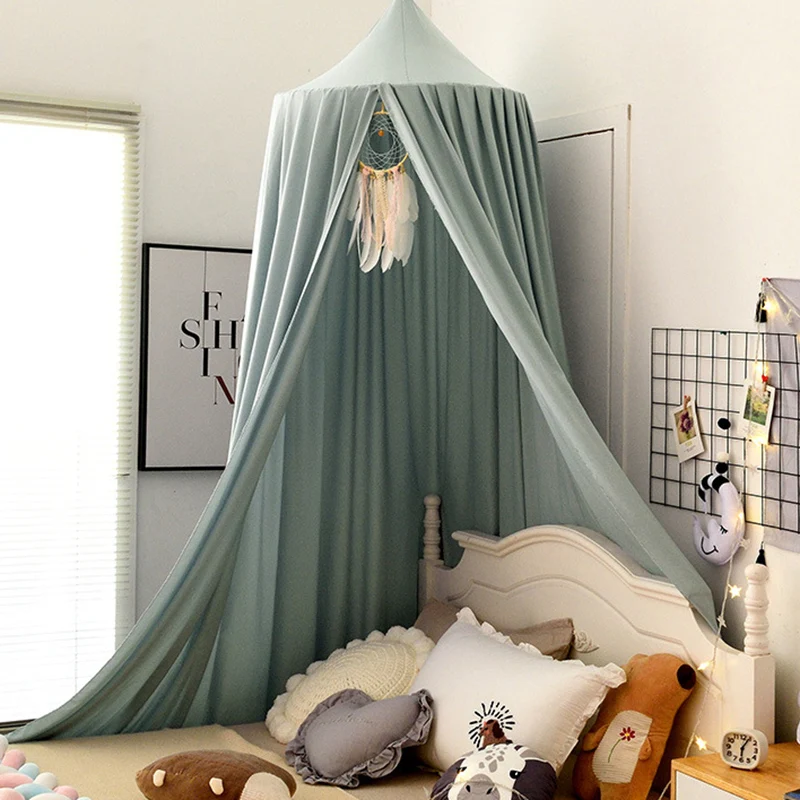 Kids Mosquito Net Baby Crib Curtain Hanging Tent Bed Decor Girl Princess Hanging Bed Canopy Living Corner Play Reading NookDecor