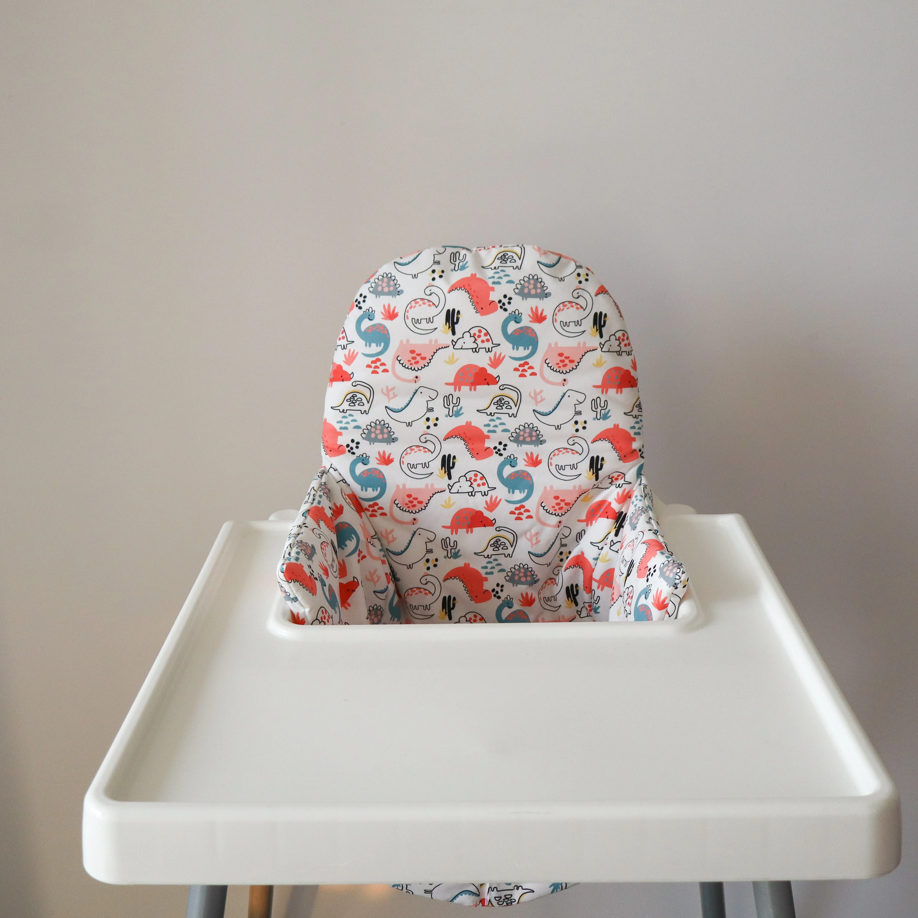1PCS Bear Dinosaur Washable Foldable Baby Highchair Cover Antilop Chair Cushion Seat Covers Soft Cushion for Baby Feeding