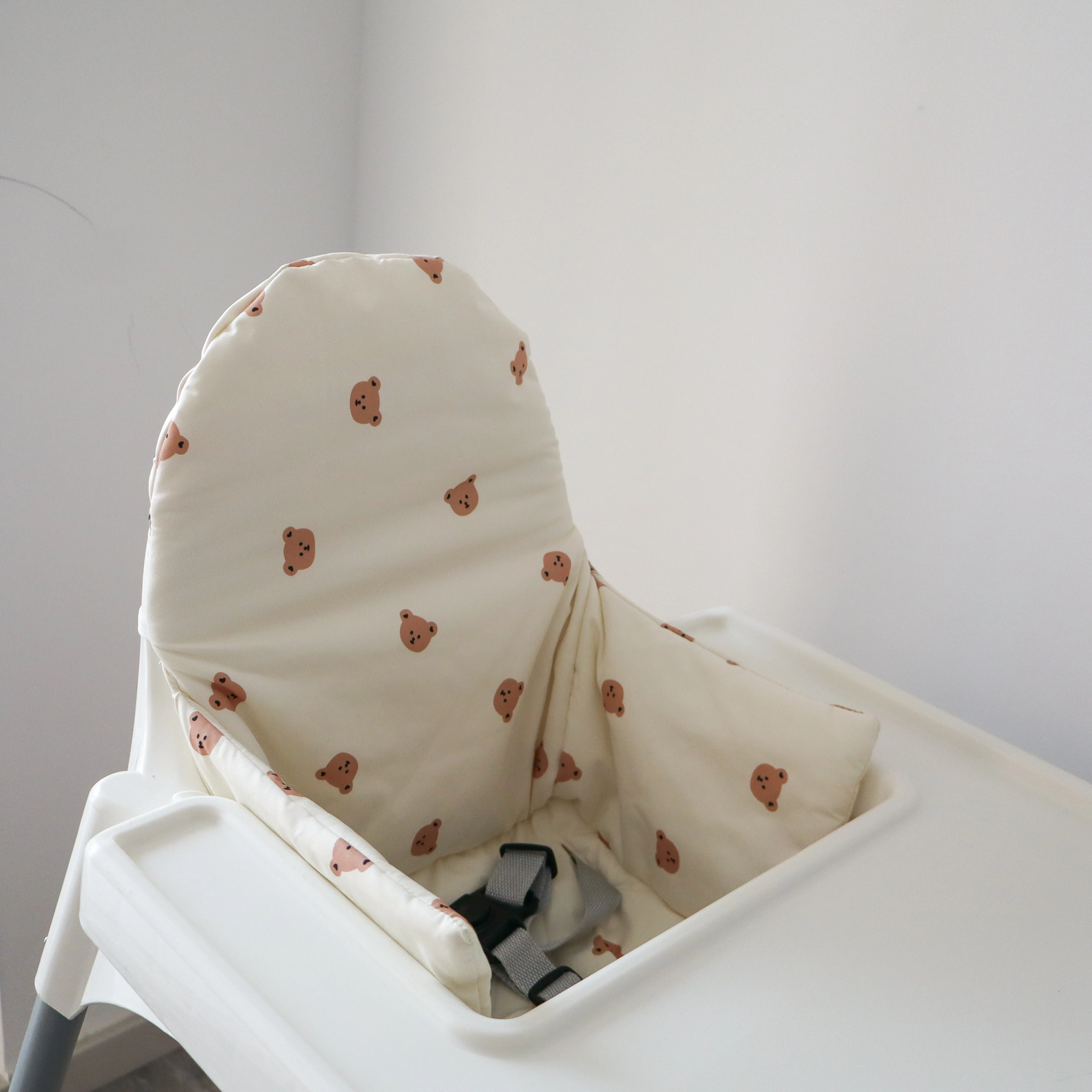 1PCS Bear Dinosaur Washable Foldable Baby Highchair Cover Antilop Chair Cushion Seat Covers Soft Cushion for Baby Feeding