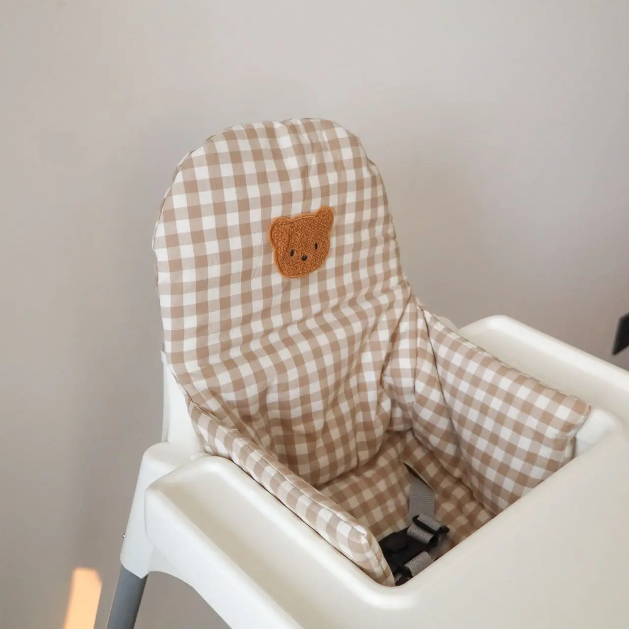 1PCS Bear Dinosaur Washable Foldable Baby Highchair Cover Antilop Chair Cushion Seat Covers Soft Cushion for Baby Feeding