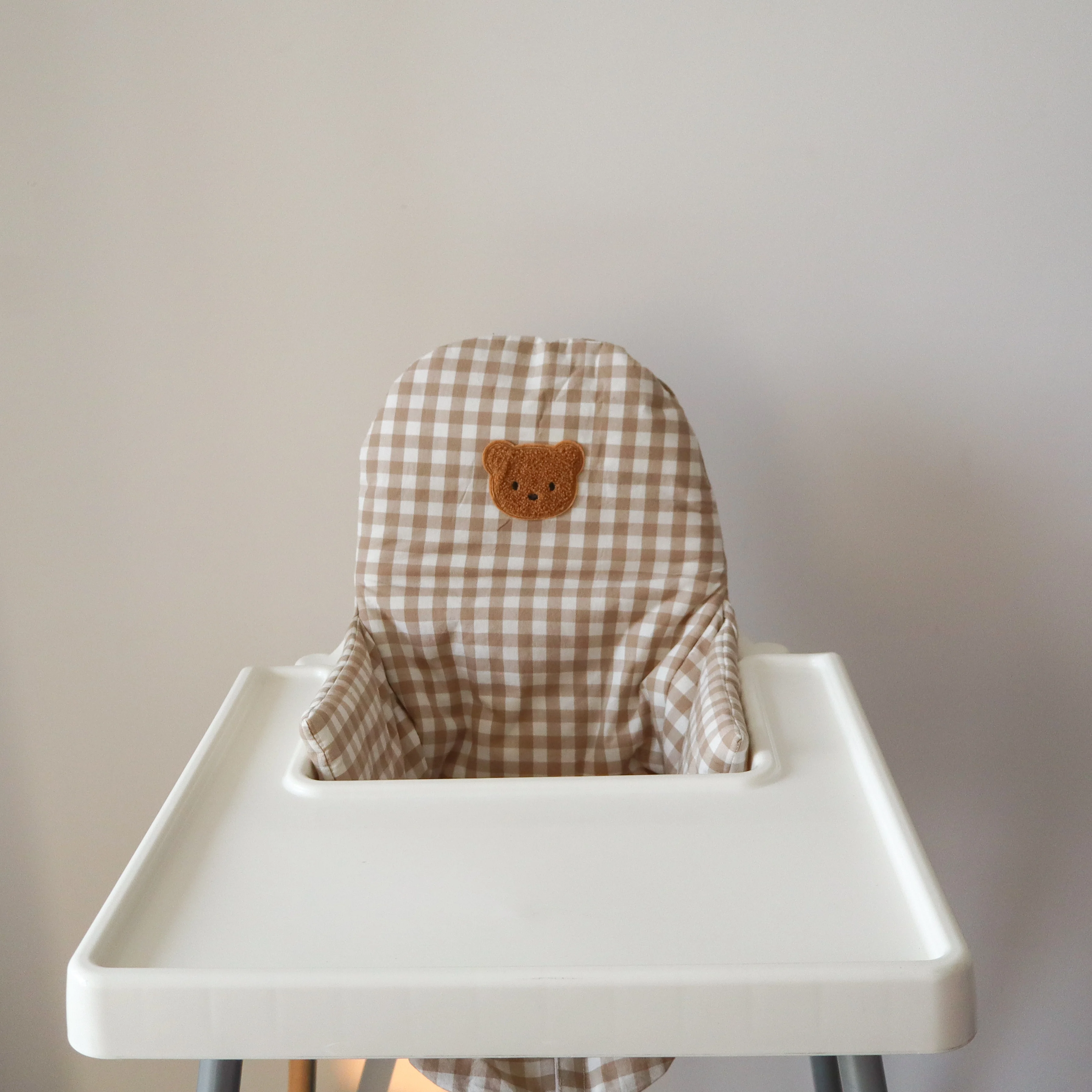 1PCS Bear Dinosaur Washable Foldable Baby Highchair Cover Antilop Chair Cushion Seat Covers Soft Cushion for Baby Feeding