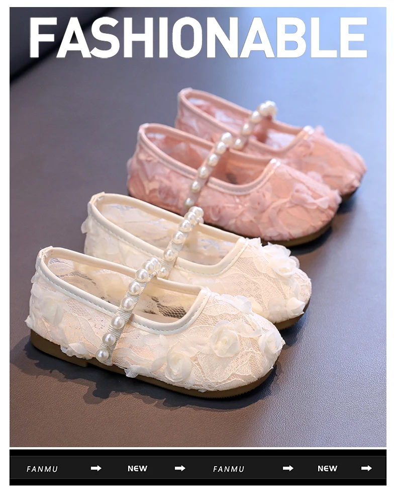 2025 Perform Dance Shoes For Girls Lightweight Anti-slippery Girl's Shoes 2025 Trend Fashion Children's Party Shoes 21-30