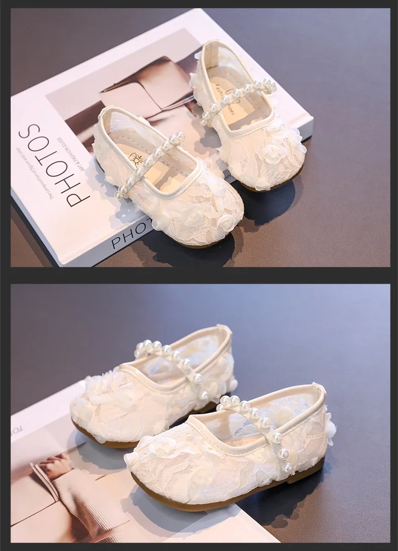 2025 Perform Dance Shoes For Girls Lightweight Anti-slippery Girl's Shoes 2025 Trend Fashion Children's Party Shoes 21-30