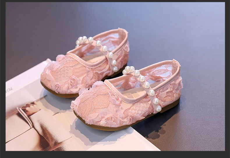 2025 Perform Dance Shoes For Girls Lightweight Anti-slippery Girl's Shoes 2025 Trend Fashion Children's Party Shoes 21-30