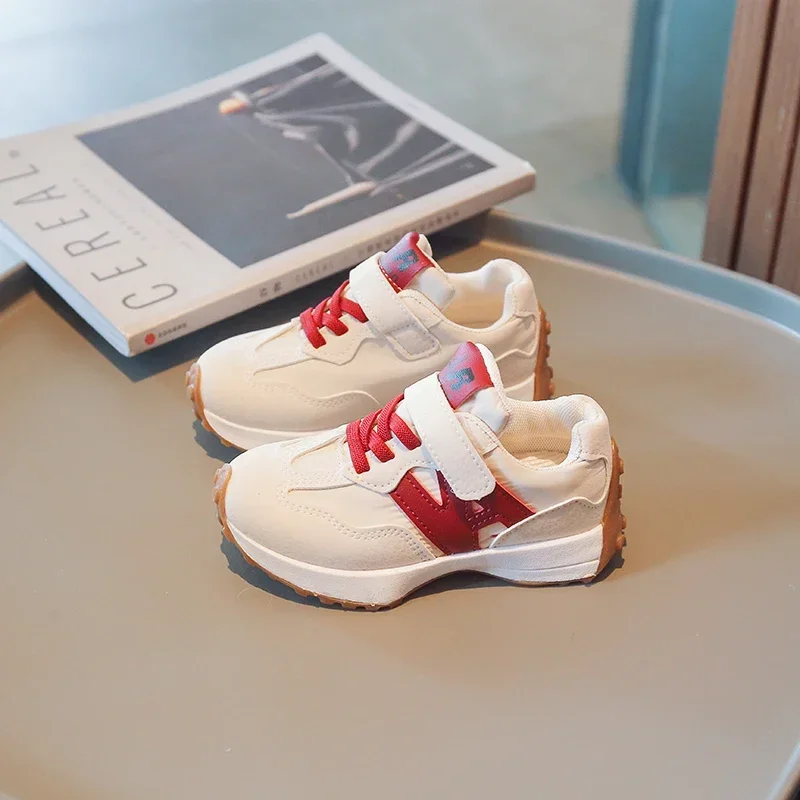 Spring Autumn Children's Sports Shoes Chunky Causal Girls Sneakers School Boys Versatile Kid Basketball Shoes Breathable Classic