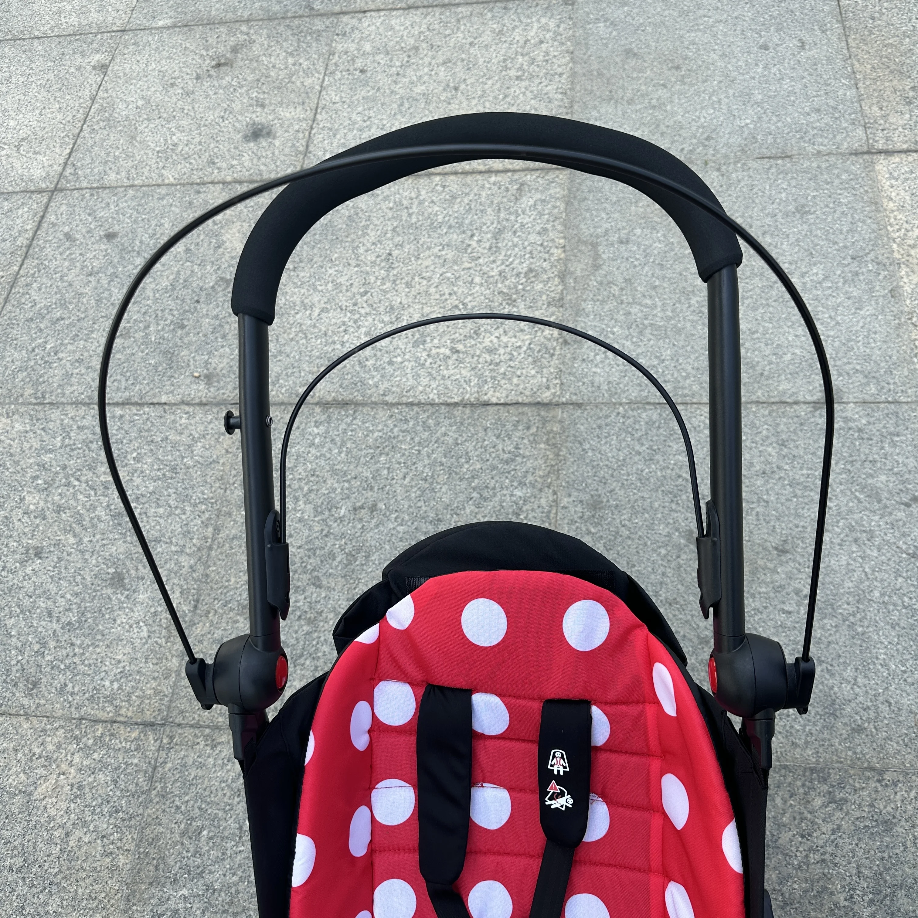 2Pcs/set Iron Stent for Babyzen Yoyo Yoya Vovo Strollers Iron Infant Pram Top Cover Bracket Rack