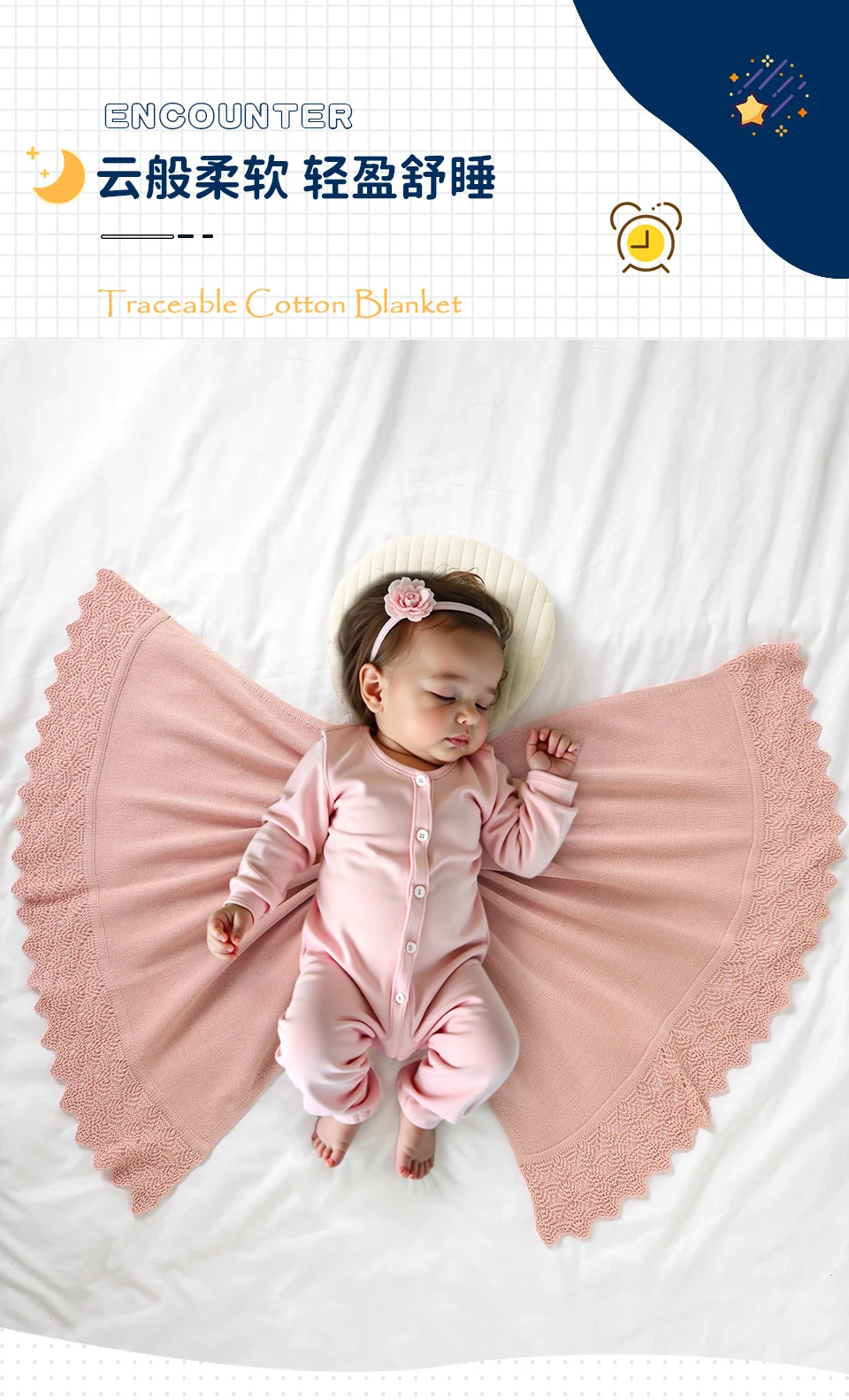 90*70cm Knitted Newborn Boys & Girls Blankets Super Soft Infant Swaddle Wraps Receiving Quilts for Stroller Bedding Cotton Stuff