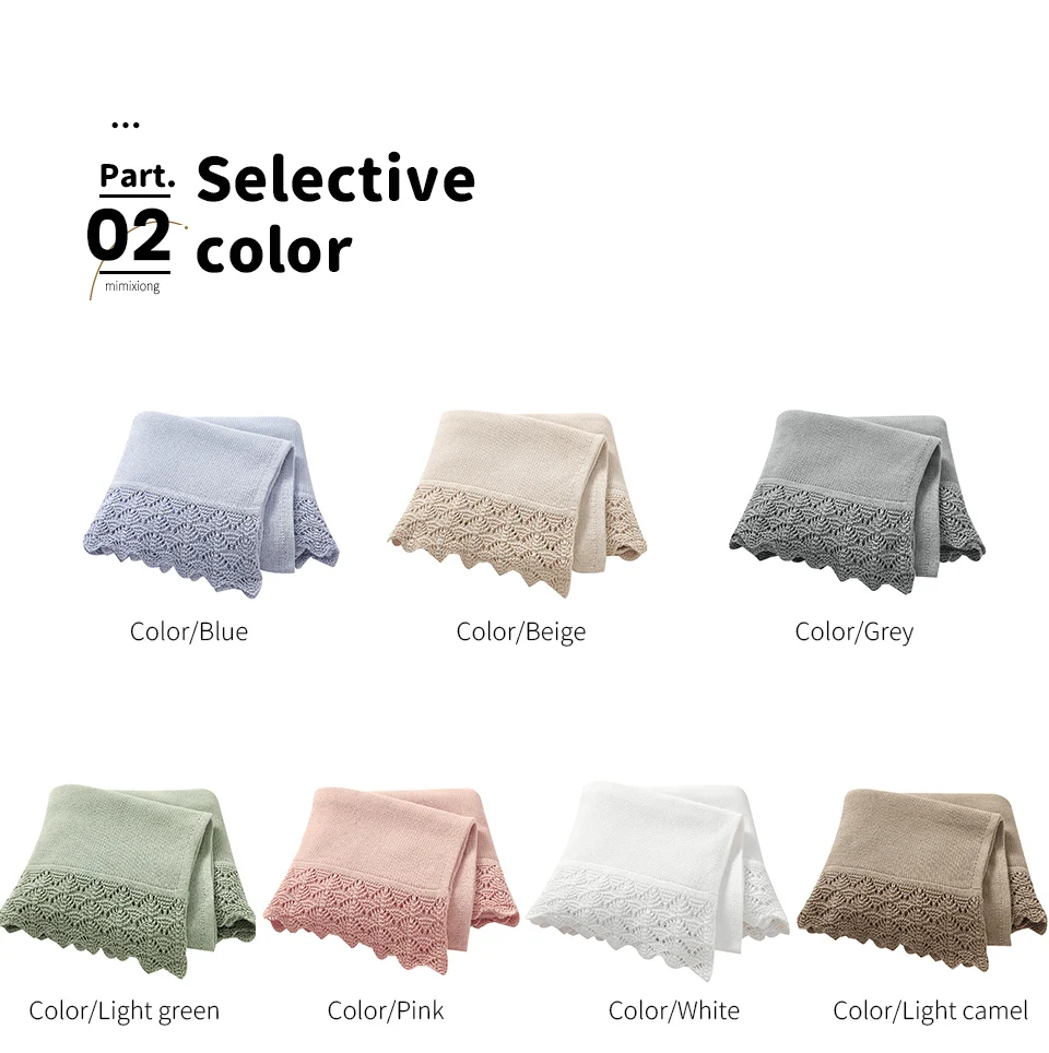 90*70cm Knitted Newborn Boys & Girls Blankets Super Soft Infant Swaddle Wraps Receiving Quilts for Stroller Bedding Cotton Stuff
