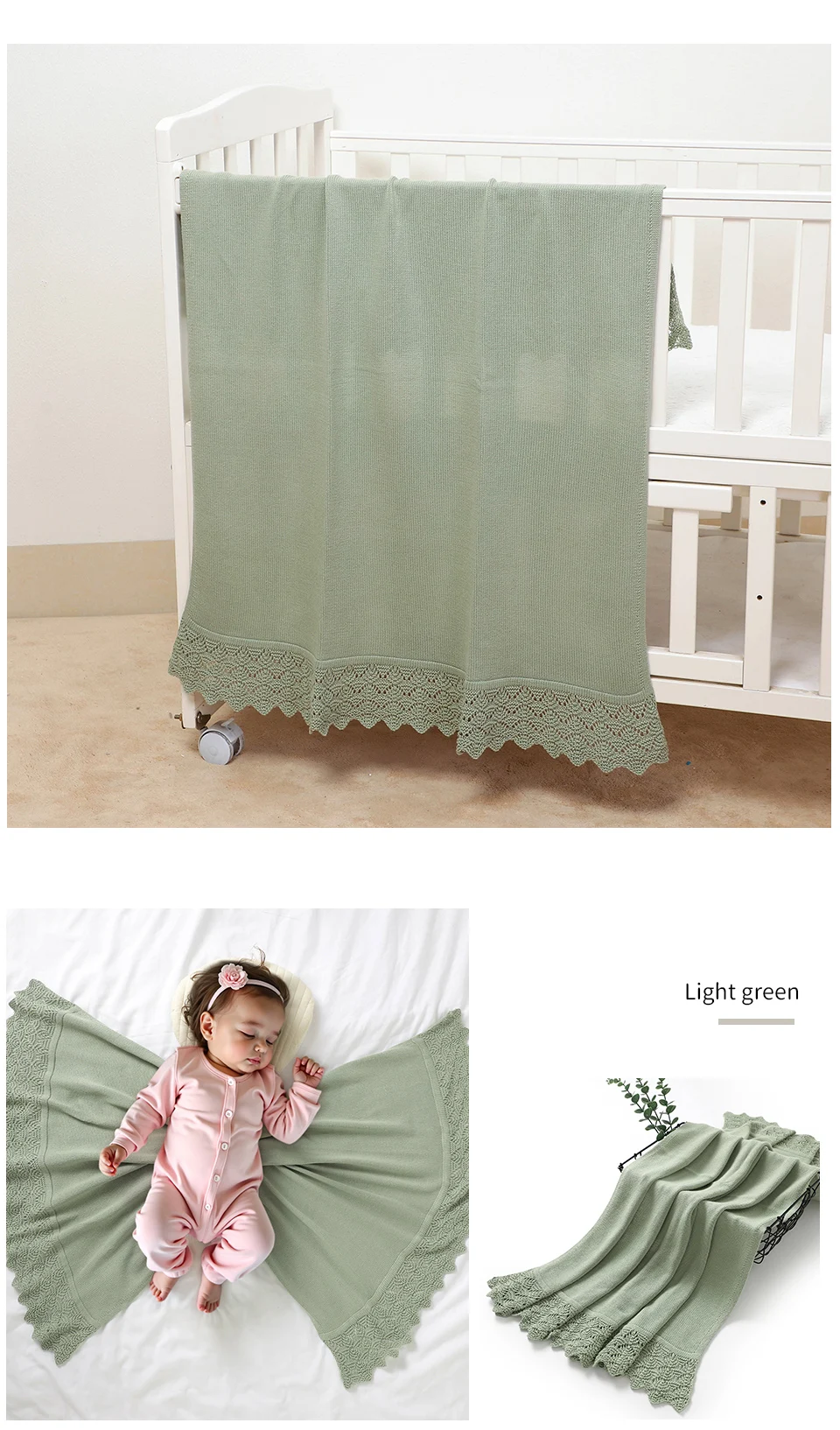 90*70cm Knitted Newborn Boys & Girls Blankets Super Soft Infant Swaddle Wraps Receiving Quilts for Stroller Bedding Cotton Stuff