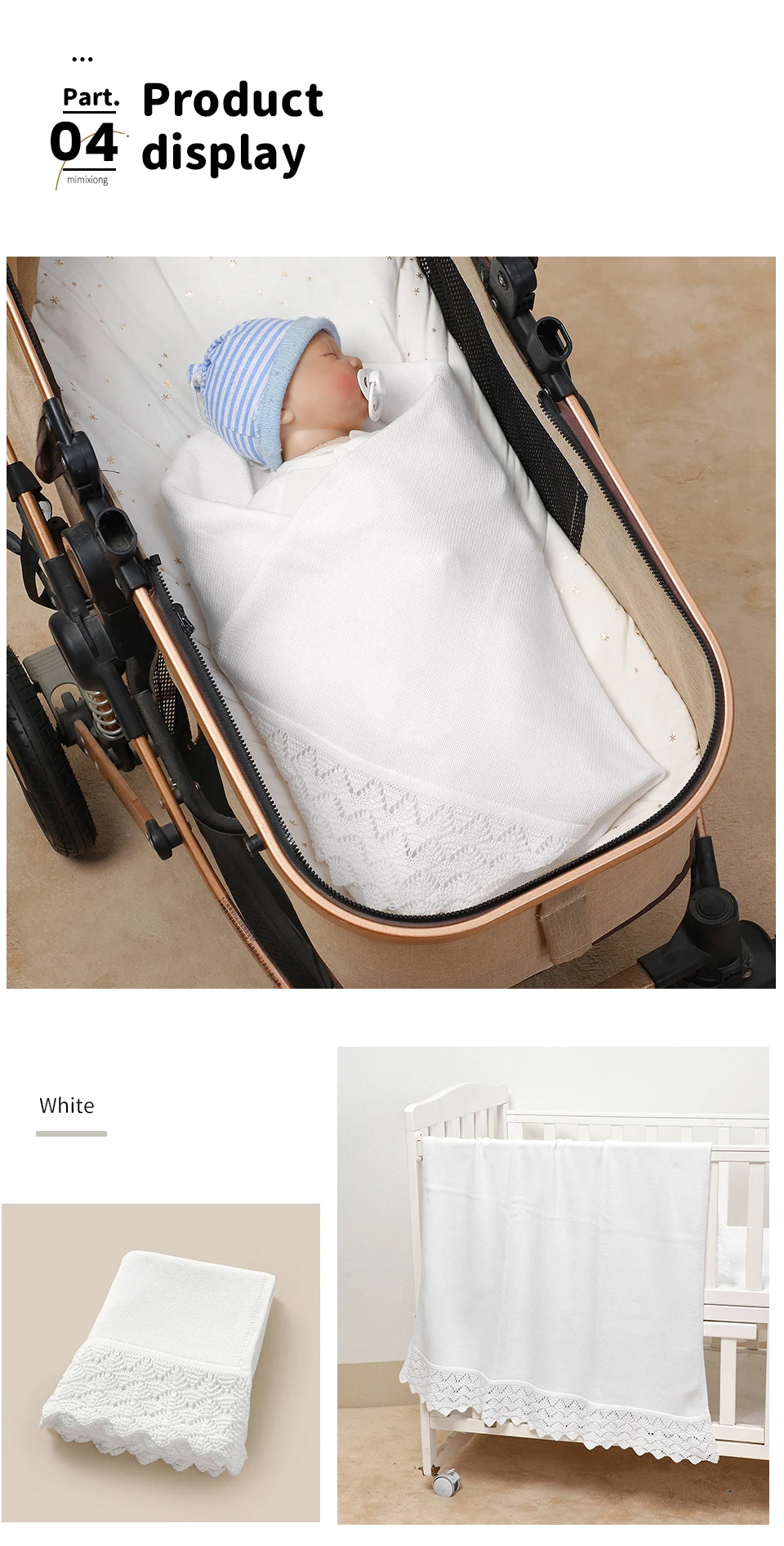90*70cm Knitted Newborn Boys & Girls Blankets Super Soft Infant Swaddle Wraps Receiving Quilts for Stroller Bedding Cotton Stuff