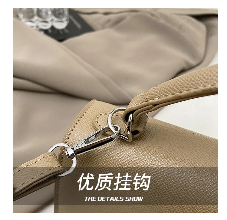 Large Capacity Designer Paris Minimalist Crossbody Bag For Women Luxury Brand Classic Diaper Bag Elegant Leather