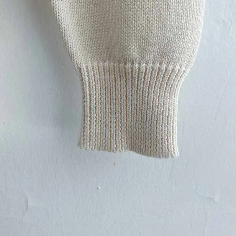 Ins Autumn Spring Baby Knitted Strap Overall Sweater Pants 0-2Y Cotton Baby Girls and Boys One Piece Wool PP Pants