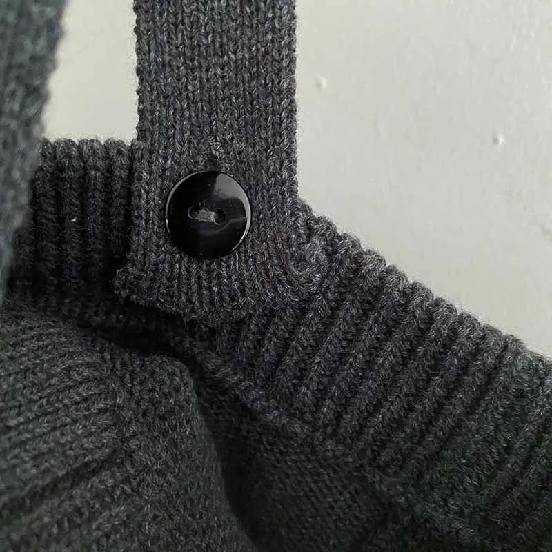 Ins Autumn Spring Baby Knitted Strap Overall Sweater Pants 0-2Y Cotton Baby Girls and Boys One Piece Wool PP Pants