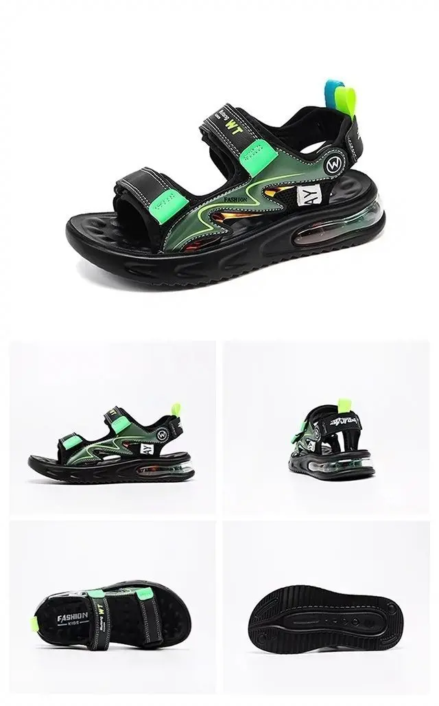 2025 Fashion Kids Sandals Baby Shoes Boy Soft Sole Non-slip Boys Girls Sandals Toddler Children's Shoes Summer Beach 3-14Years