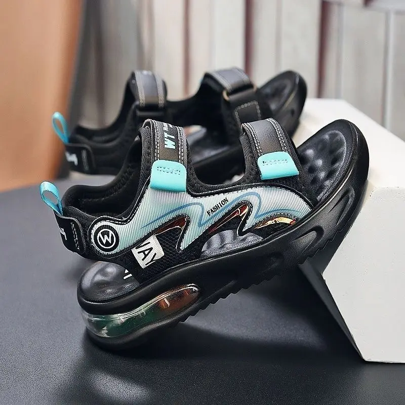 2025 Fashion Kids Sandals Baby Shoes Boy Soft Sole Non-slip Boys Girls Sandals Toddler Children's Shoes Summer Beach 3-14Years