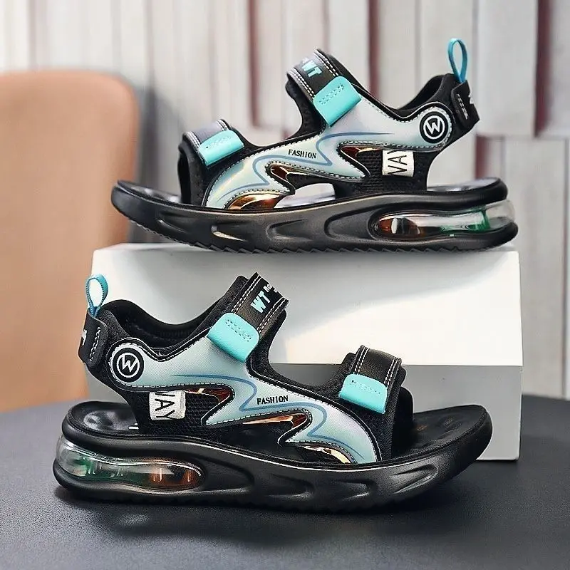 2025 Fashion Kids Sandals Baby Shoes Boy Soft Sole Non-slip Boys Girls Sandals Toddler Children's Shoes Summer Beach 3-14Years