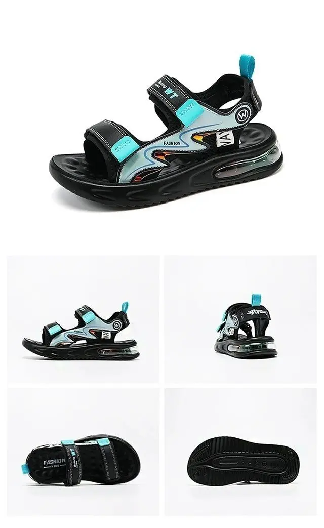 2025 Fashion Kids Sandals Baby Shoes Boy Soft Sole Non-slip Boys Girls Sandals Toddler Children's Shoes Summer Beach 3-14Years