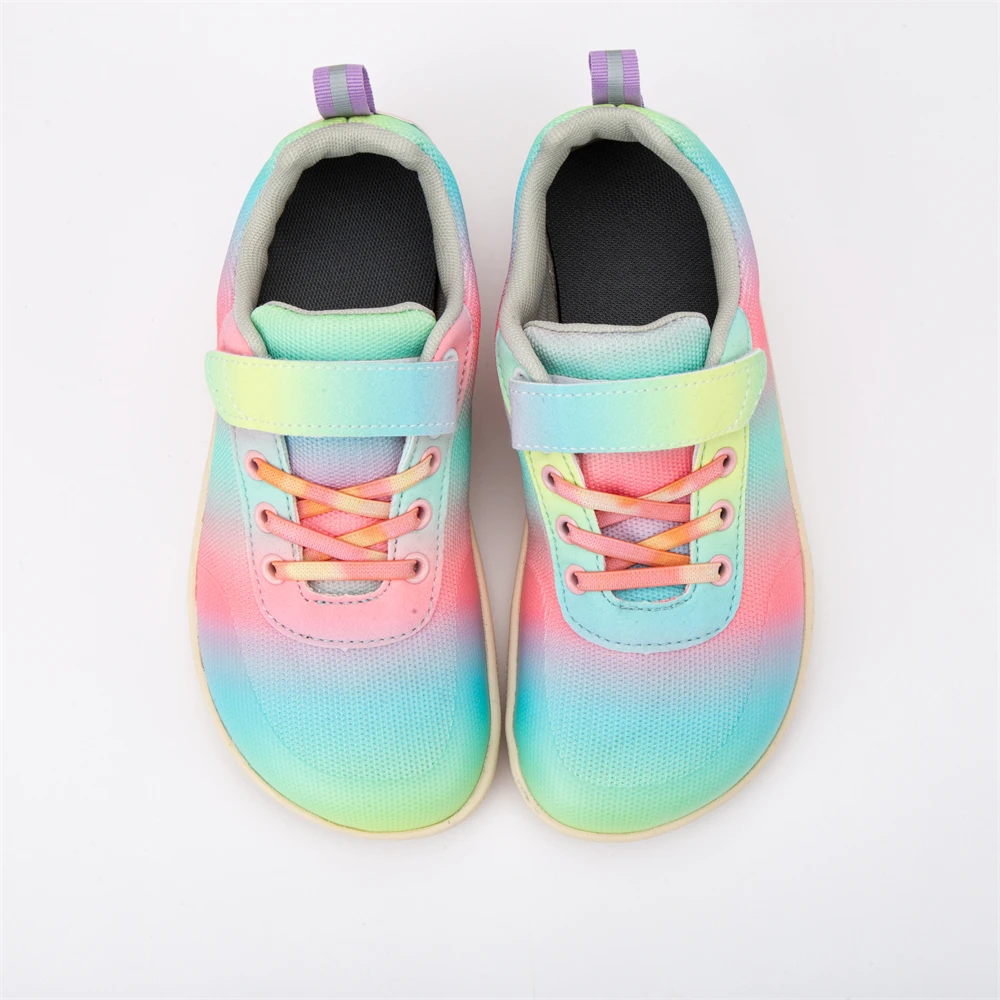 ZZFABER Children Barefoot Shoes Kids Flexible Sneakers Boys Girls Soft Mesh Casual Shoes Sports Runnning Comfortale Footwear