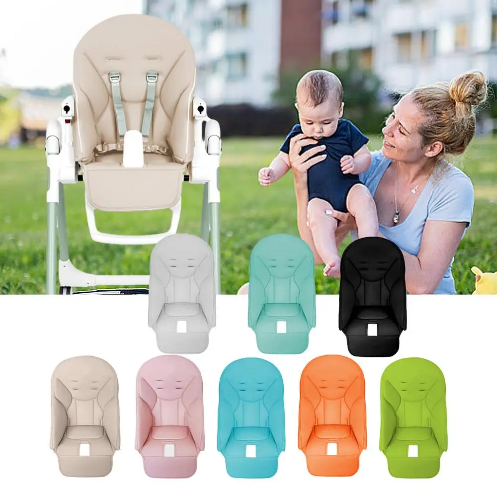 Baby Dining Chair Seat Cushion PU Leather Dining Chair Cover Child Dining Seat Case For Peg Perego For Siesta Zero3 For Baoneo