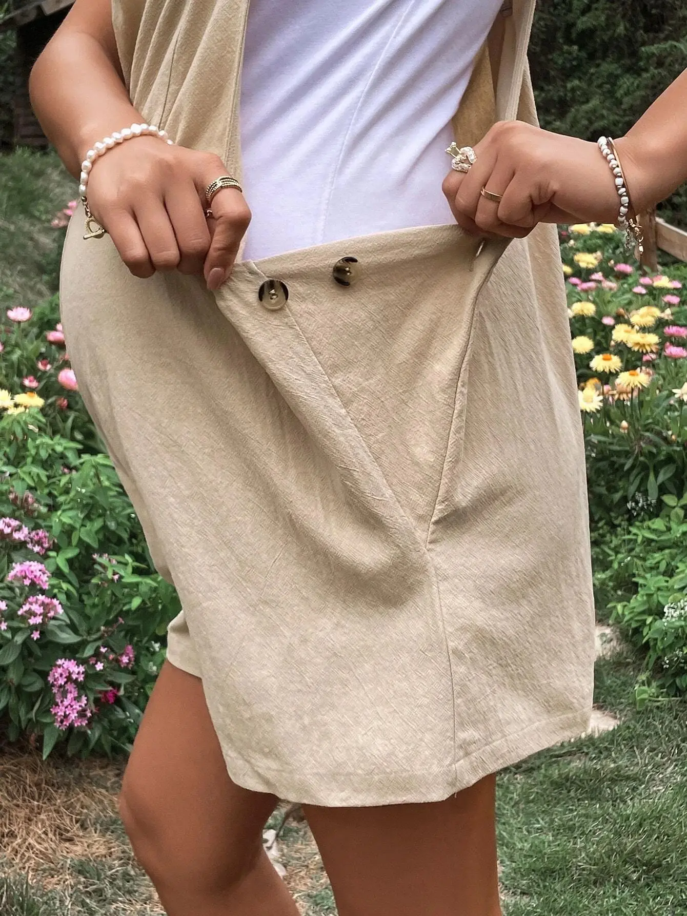 2024 Summer New Pregnant Women's Solid Color Suspender Jumpsuit With Adjustable Waist Comfortable Casual Women's Shorts