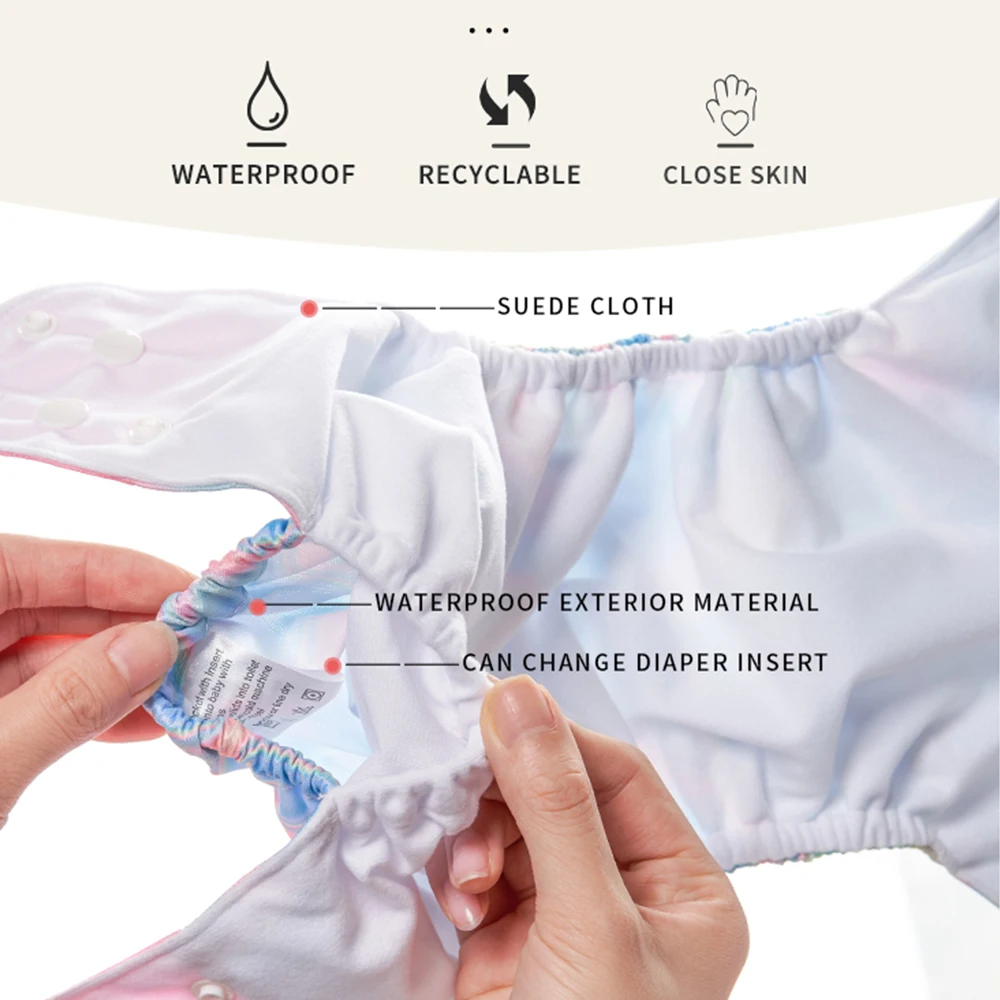 HappyFlute New Design Hot Sale OS Pocket Diaper Washable&Reusable Absorbent Ecological Nappy Baby Cloth Diaper