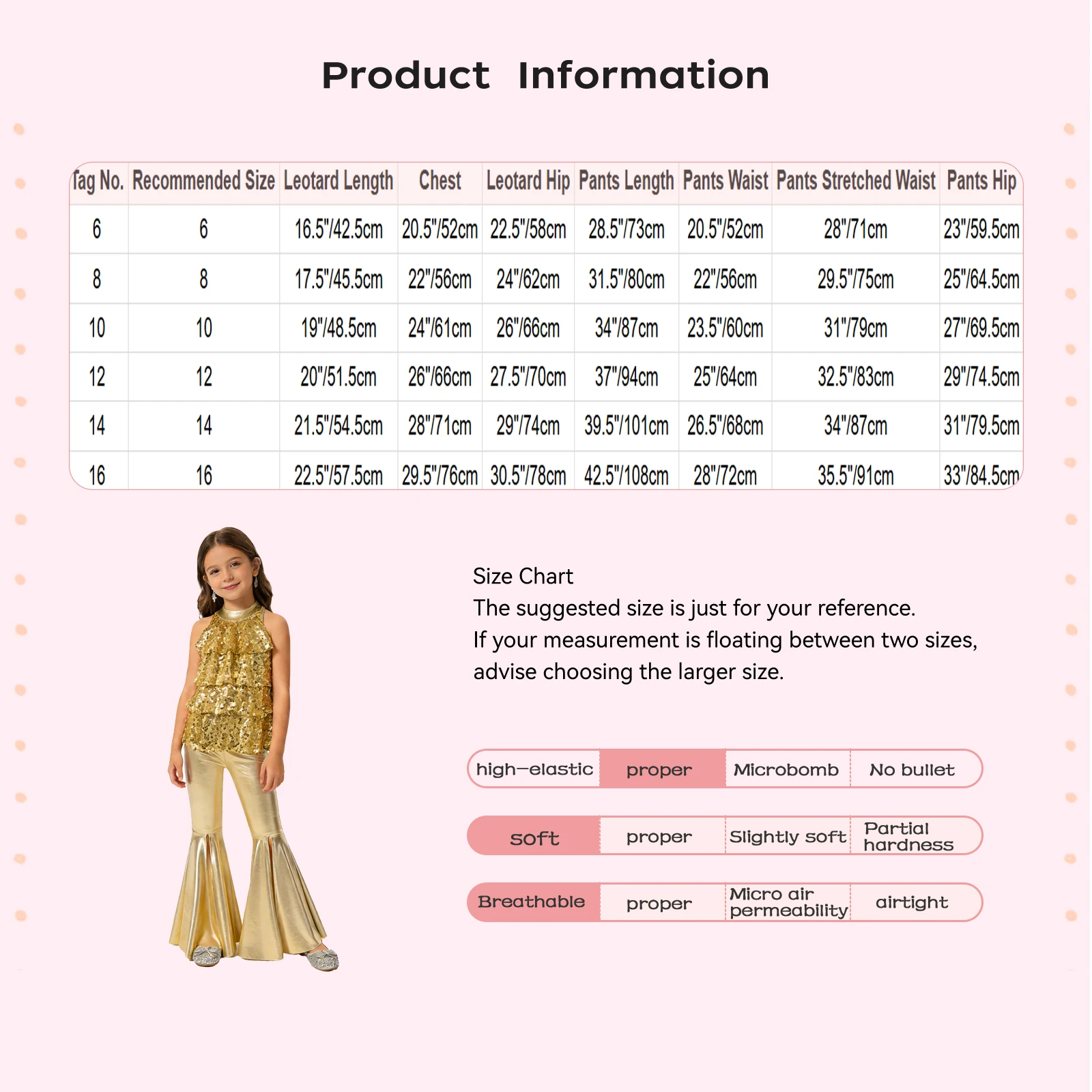 Kids Girls Shiny Jazz Dance Costume Halter Sequin Bodysuit Dress Metallic Flared Pants 70s Disco Latin Performance Dancewear