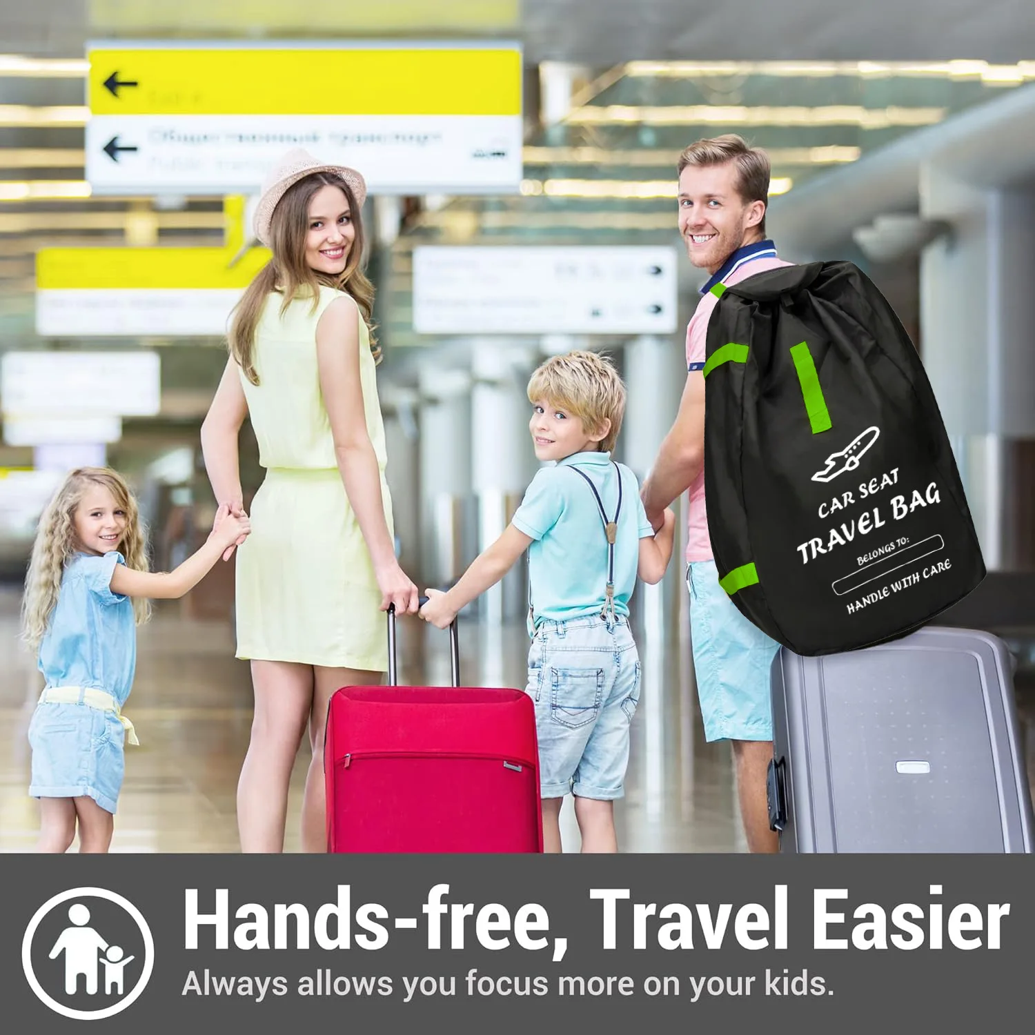 Baby Stroller Universal Dust Bag Pram Travel Bag with Shoulder Belt Kindergarten Carts Accessories Walker Cribs Bags