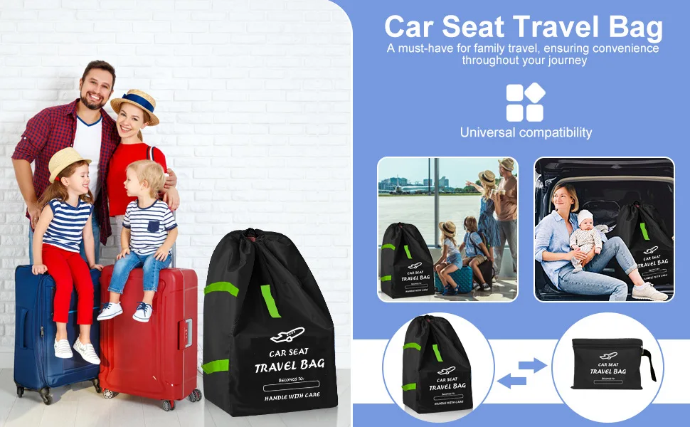 Baby Stroller Universal Dust Bag Pram Travel Bag with Shoulder Belt Kindergarten Carts Accessories Walker Cribs Bags