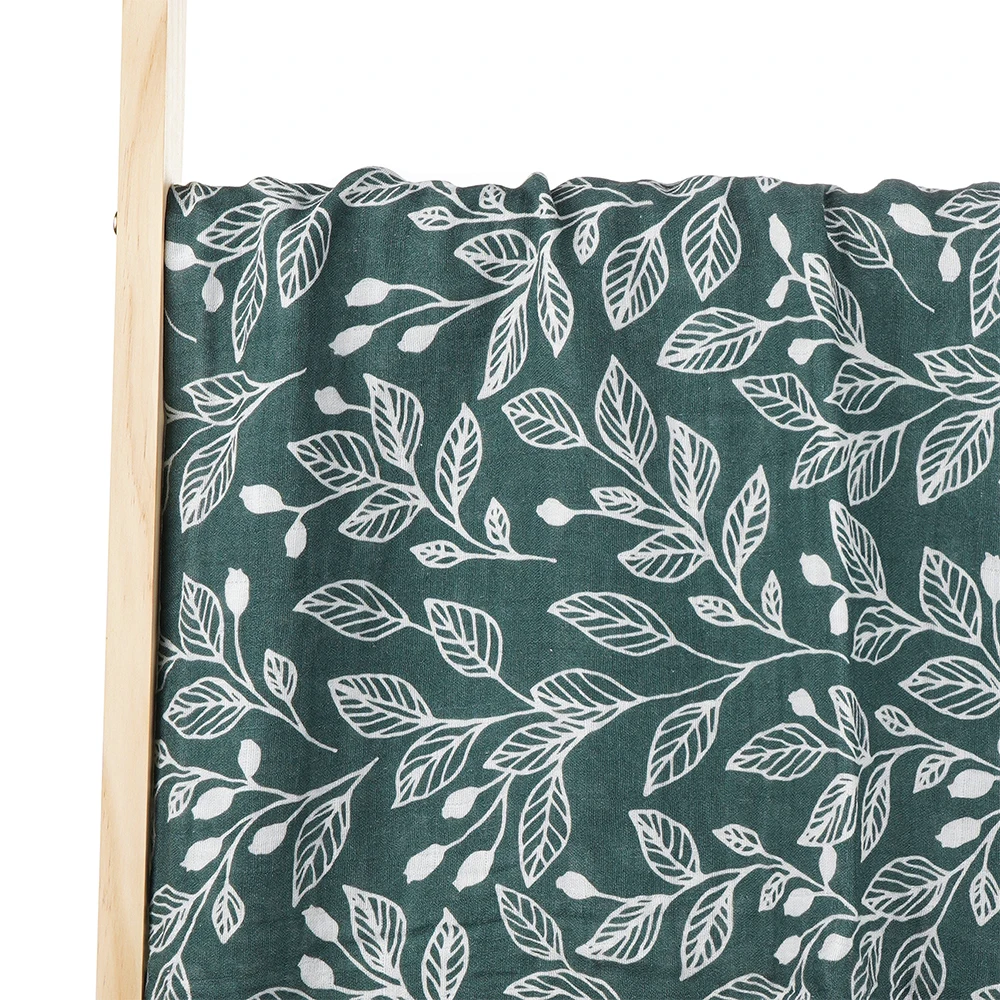 Kangobaby New Design 2pcs Set Double Layers 100% Cotton Newborn Baby Muslin Swaddle Blanket