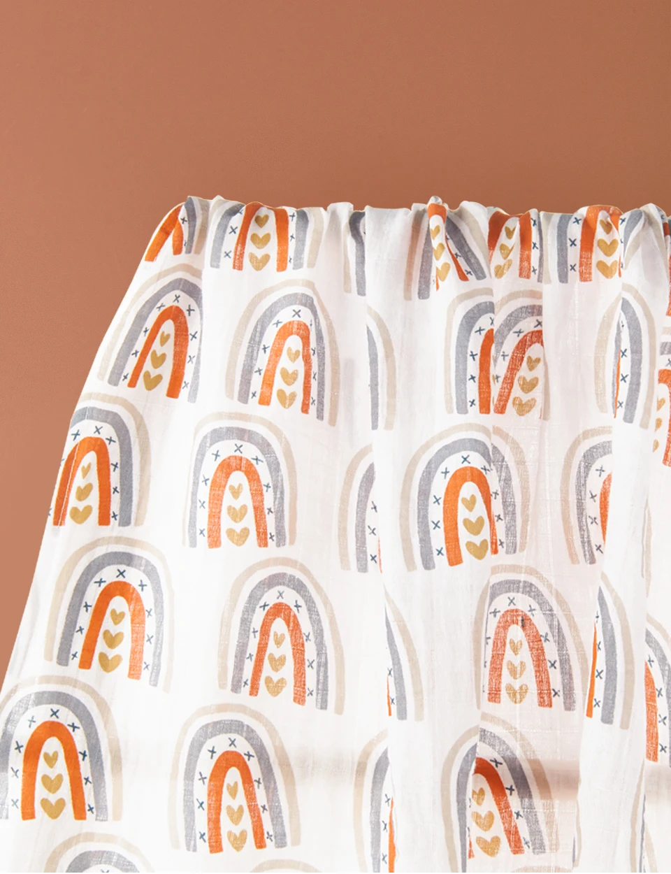 Kangobaby New Design 2pcs Set Double Layers 100% Cotton Newborn Baby Muslin Swaddle Blanket