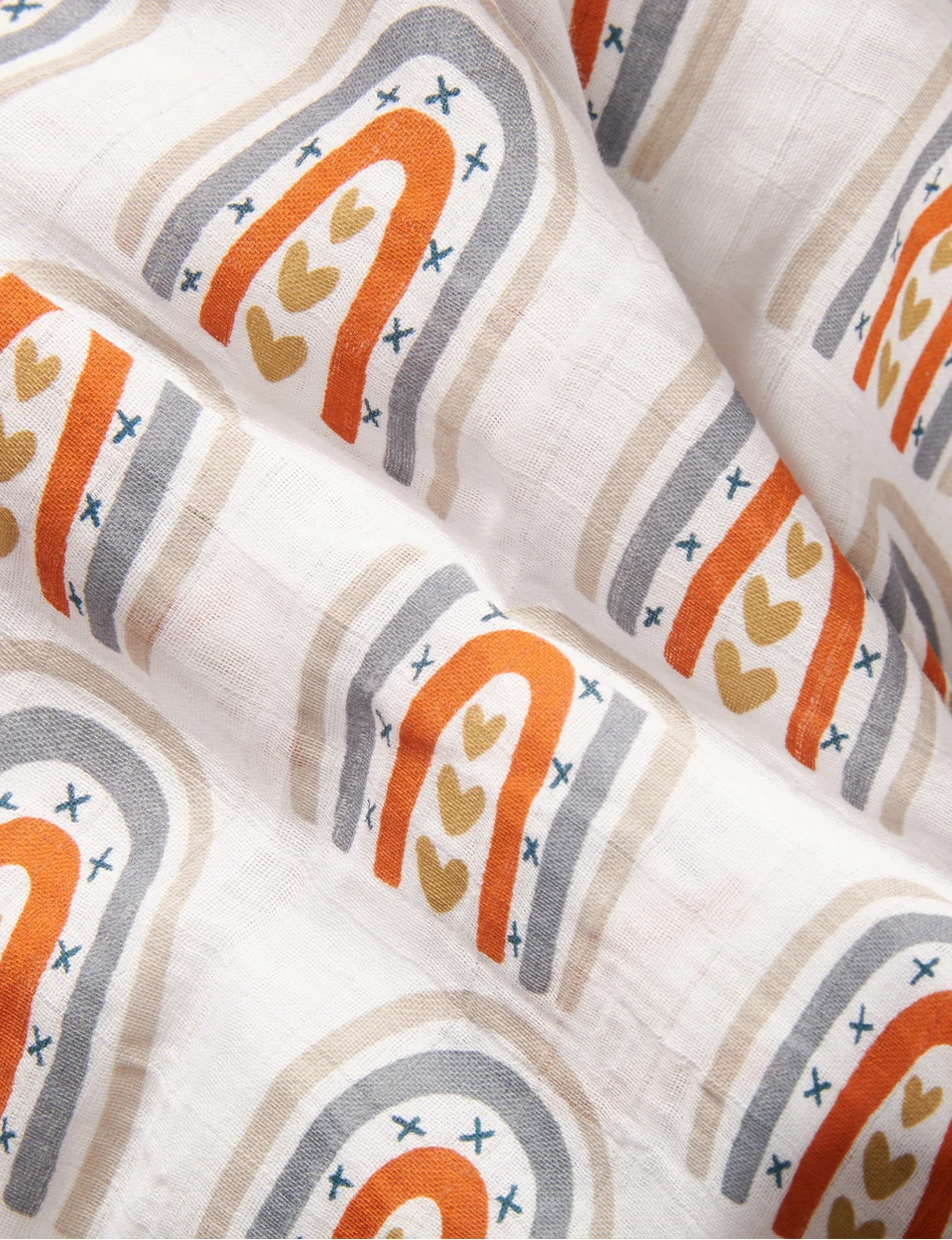 Kangobaby New Design 2pcs Set Double Layers 100% Cotton Newborn Baby Muslin Swaddle Blanket