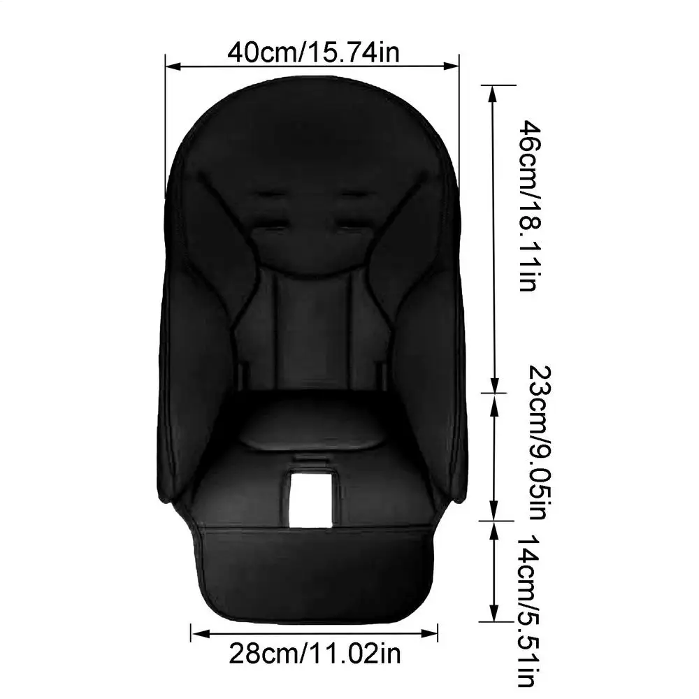 kid Highchair Seat Cushion For PegPerego Siesta Prima Pappa Zero3 Dinner Chair With Harness Shoulder Crotch Pad Baby Accessories